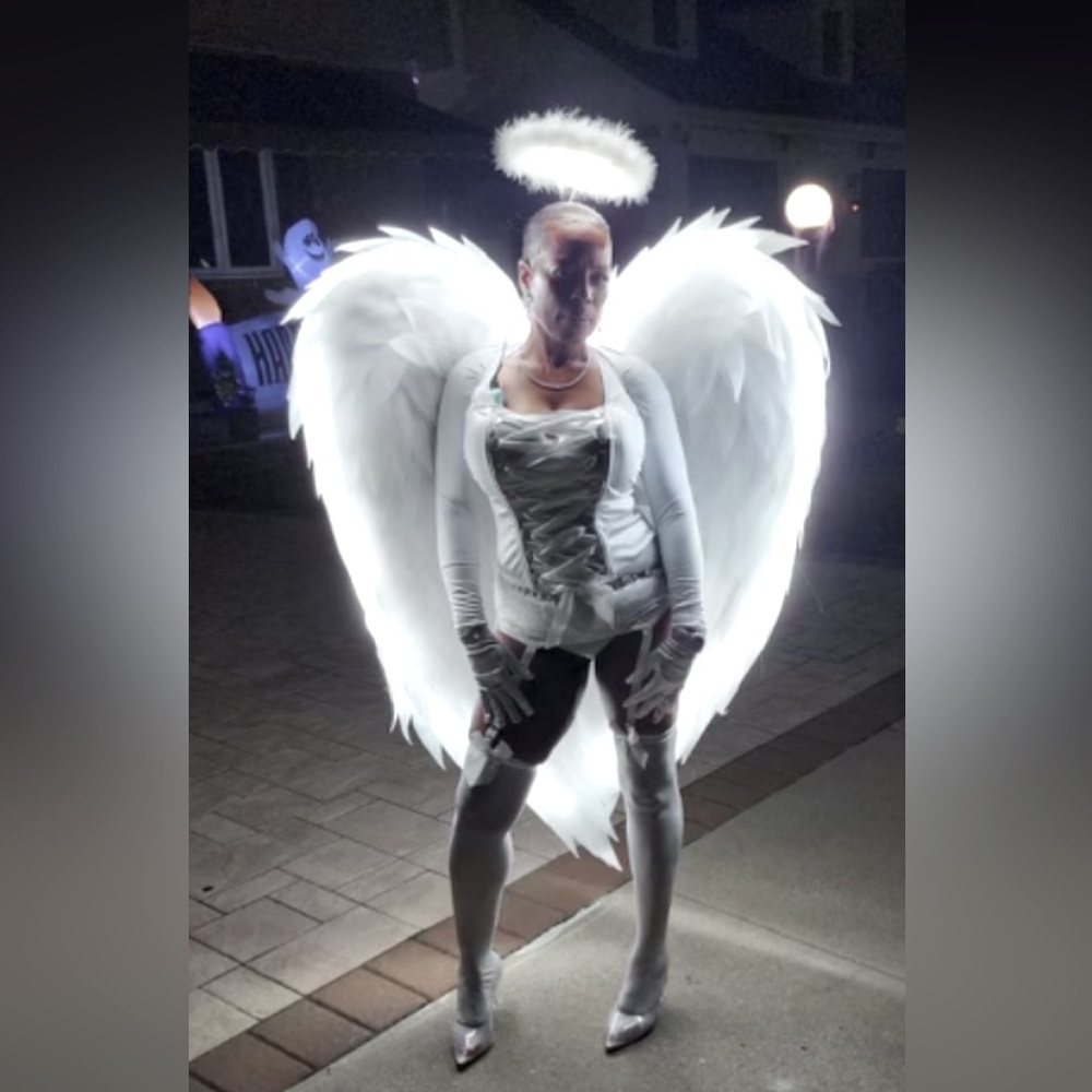 COPY - Extra large light up ANGLE WING made out of underlayment.